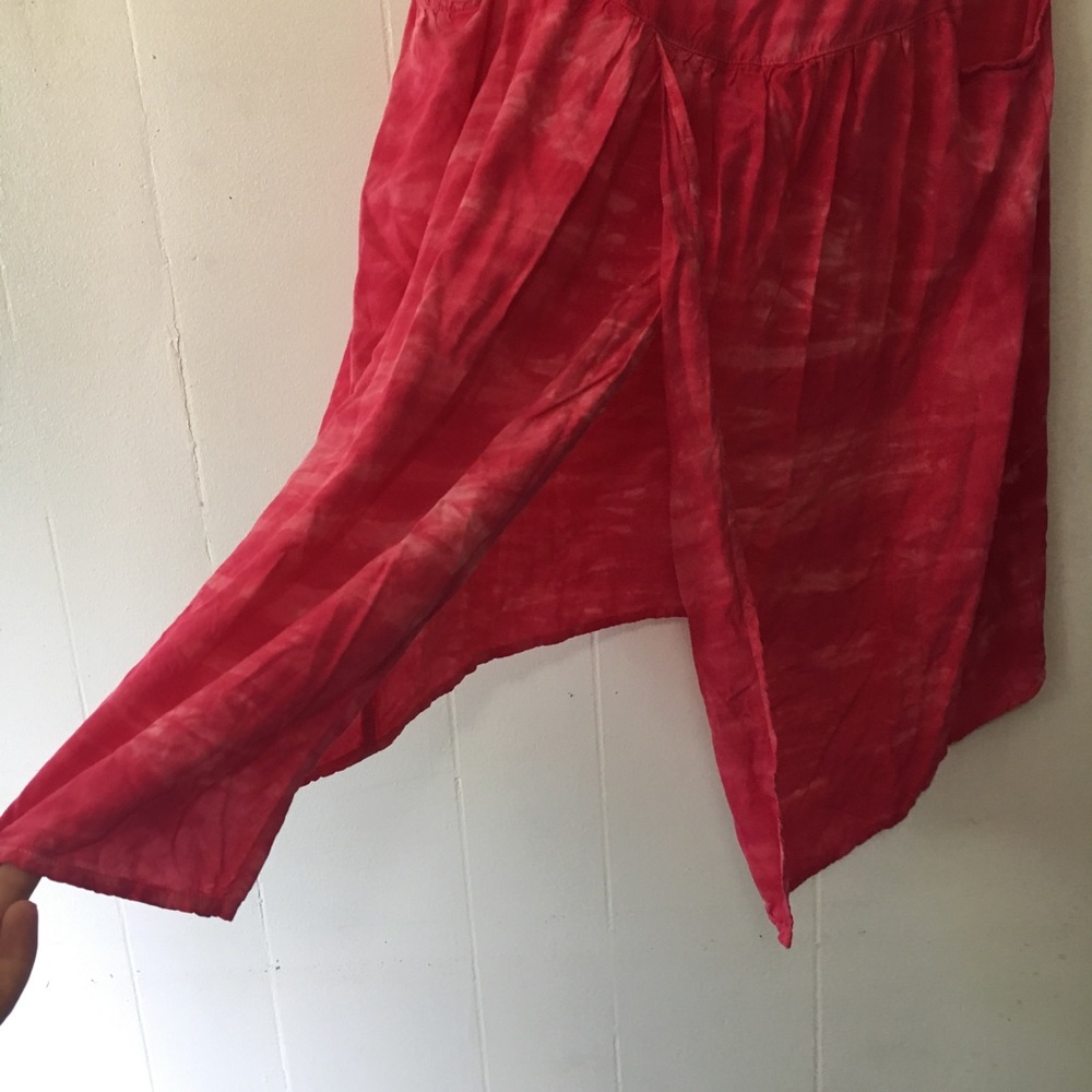 • SOLD // tie dye hot pink michael stars by anthro top • - Picture 7 of 7